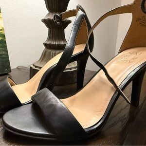 Naturalizer Black Strappy Heels